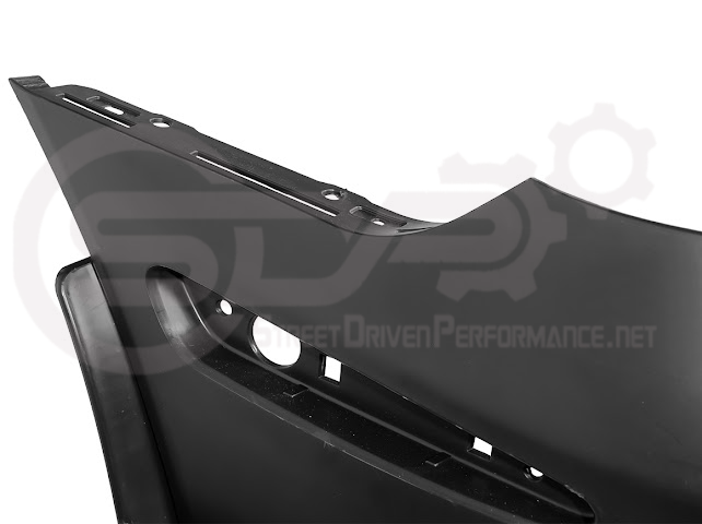 2005-2013 Corvette C6 Z06 | C7 ZR1 Style Primer Black Front Bumper Conversion Kit Replacement