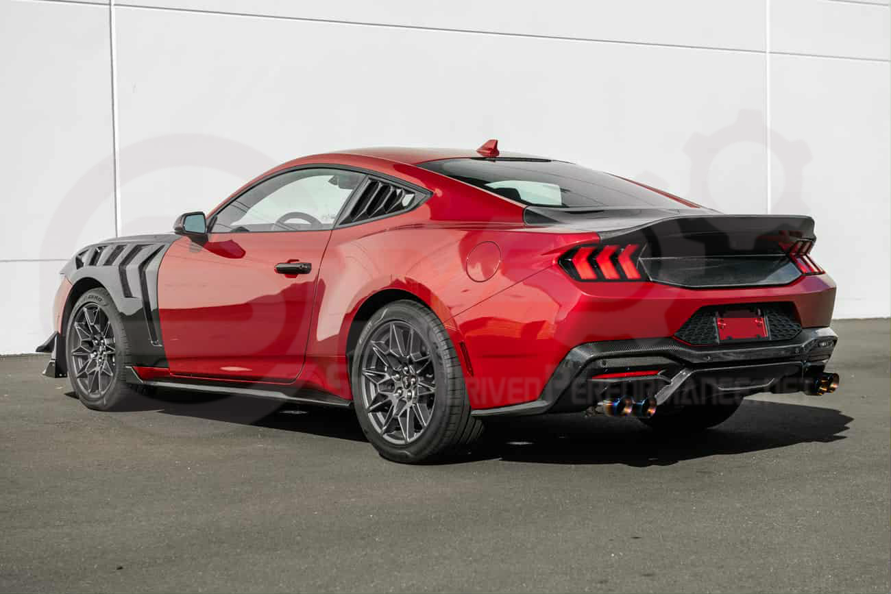 2024-UP FORD MUSTANG S650 | CARBON FIBER REAR TRUNK DECKLID WITH INTEGRATED SPOILER WING