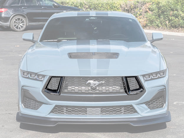2024-UP FORD MUSTANG S650 | FRONT UPPER & LOWER SIDE GRILLE INSERTS PAIR