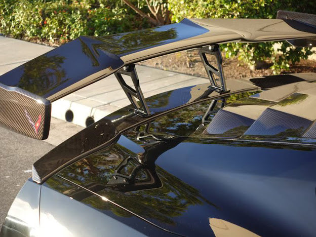 *BLEMISHED-DISCOUNTED* 2019 CHEVROLET CORVETTE C7 ZR1 CARBON FIBER REAR LID BASE SPOILER / WING