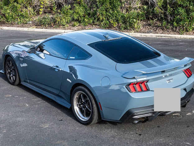 2024-UP FORD MUSTANG S650 | CARBON FIBER REAR TAIL LIGHT TRIM BEZEL COVERS PAIR