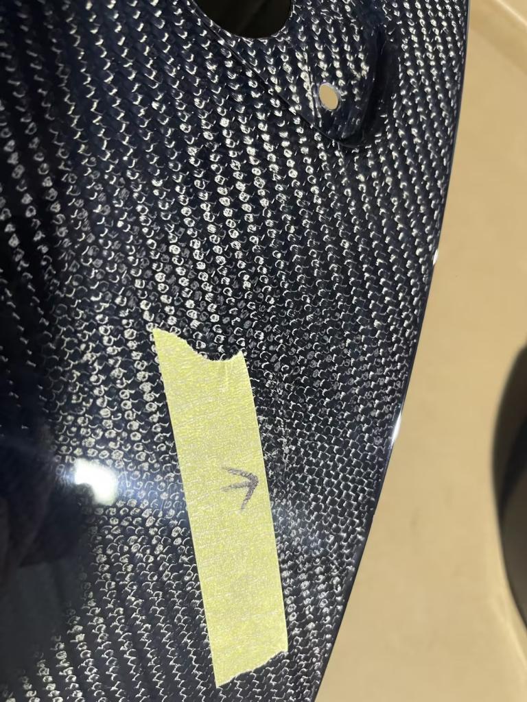 *BLEMISHED- DISCOUNTED* 05-13 Corvette C6 ZR1 Style Carbon Fiber Rear Side Wide Body Fenders Pair