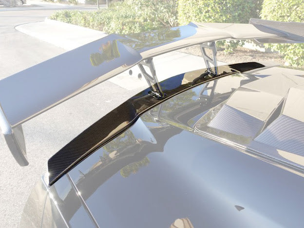 *USED- BLEMISHED* 2019 CHEVROLET CORVETTE C7 ZR1 CARBON FIBER REAR LID BASE SPOILER WING