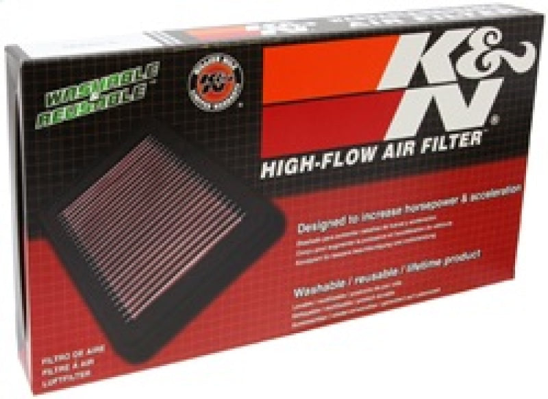 K&N Replacement Air Filter Peugeot / Citroen - 10.875in O/S L x 6.563in O/S W x 1.625in H