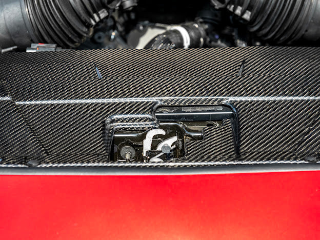 2024-UP MUSTANG S650 | CARBON FIBER ENGINE RADIATOR PANEL TRIM REPLACEMENT