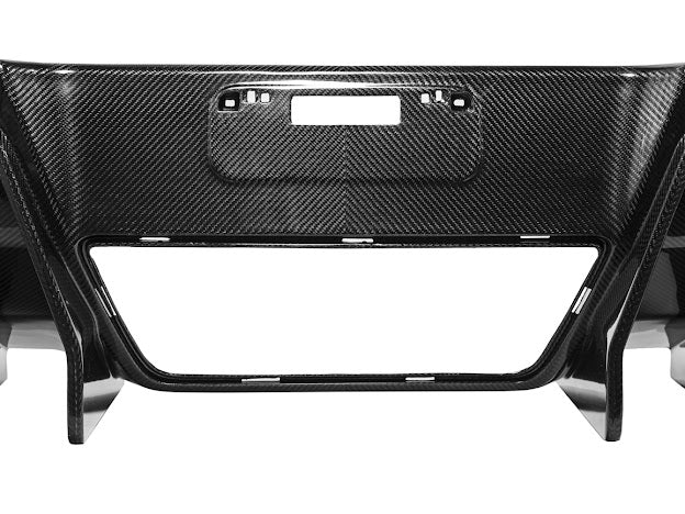 2014-2019 Corvette C7 Performance Track CARBON FIBER Rear Bumper Finned Diffuser