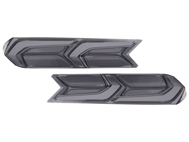 2020+ CHEVROLET CORVETTE C8 DARK TINTED REAR LIGHT COVER