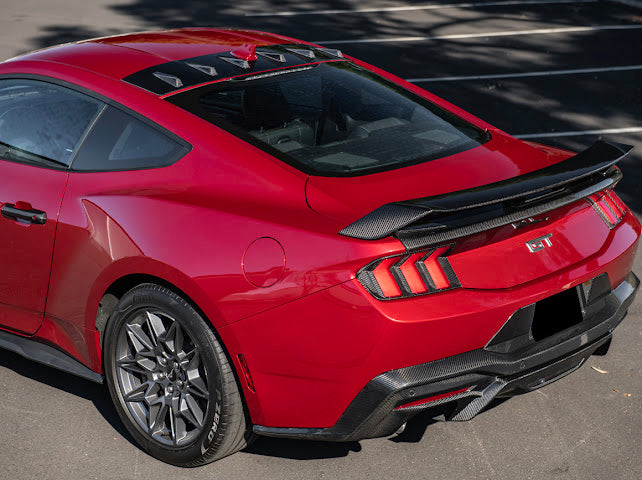 2024+ FORD MUSTANG S650 COUPE |   CARBON FIBER REAR ROOF WING SPOILER