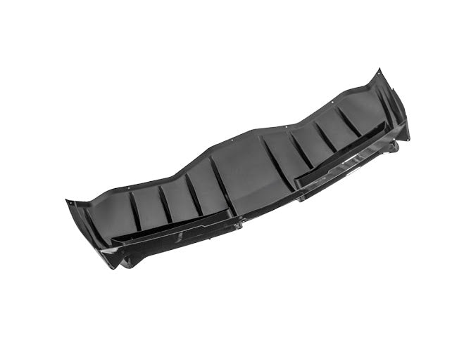 2020-UP CHEVROLET CORVETTE C8 GLOSSY BLACK REAR *ADD-ON*  BUMPER DIFFUSER