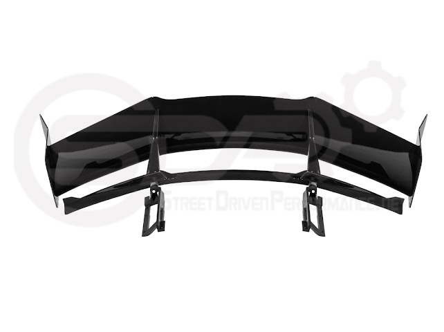 2020-UP CORVETTE C8 STINGRAY & Z51 | ZR1 STYLE CARBON FLASH REAR HIGH WING SPOILER BRACKET