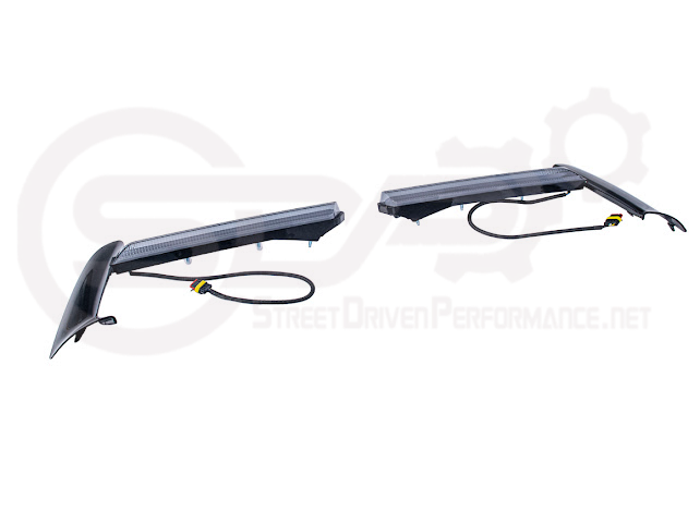 2020-UP CORVETTE C8 STINGRAY & Z51 | SEQUENTIAL FRONT GRILLE LED DRL LIGHT BAR BEZEL INSERTS PAIR