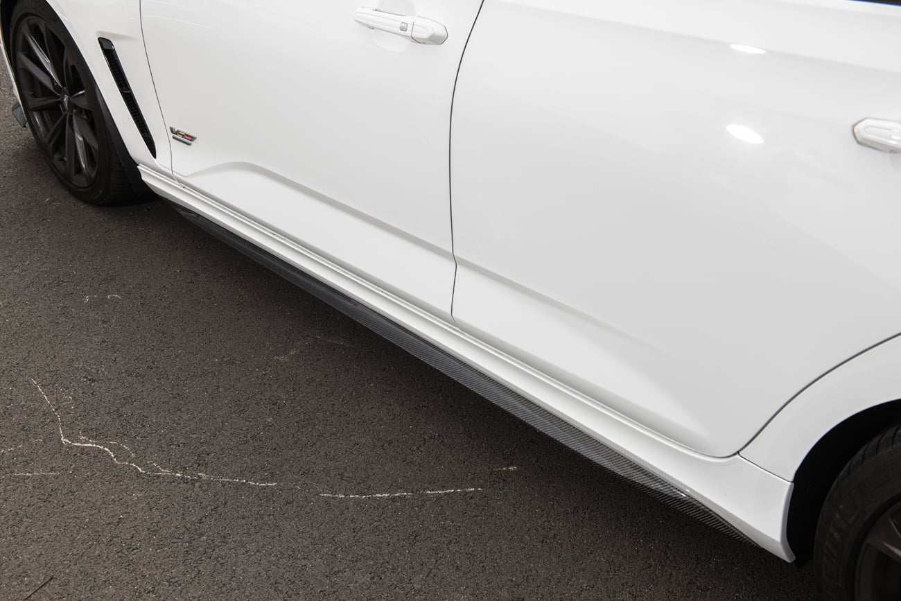 2020+ Cadillac CT4 / CT4-V / CT4-V Blackwing | Carbon Fiber Side Skirts Rocker Panels Ground Effects