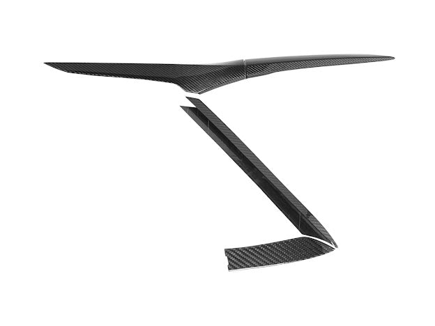 2020+ CHEVROLET CORVETTE C8 Z06/ E-RAY | CARBON FIBER SIDE FENDER VENT DOOR HANDLE TRIM PAIR