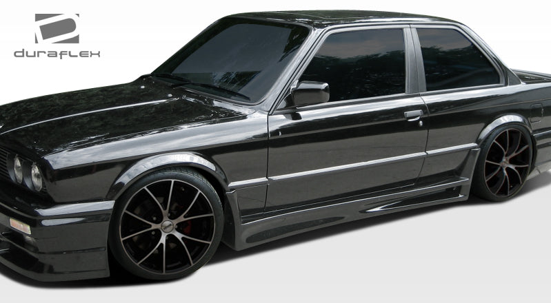 1984-1991 BMW 3 Series E30 Duraflex GT-S Side Skirts Rocker Panels - 2 Piece