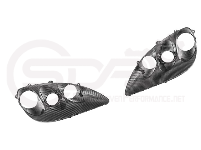 2005-2013 CHEVROLET CORVETTE C6 | FACTORY OEM STYLE CARBON FIBER  HEADLIGHTS HOUSING REPLACEMENT