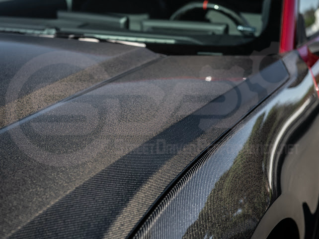 2024-Up Ford Mustang S650 | Factory Style CARBON FIBER Front Hood with Hood Vent (2 versions)