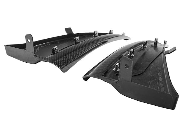 2014-2019 C7 Corvette - Extended Front & Rear Splash Guards / Mud Flaps Pair - for all models