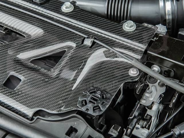 2021+ BMW G87 G80 G82 M2 M3 M4 | DRY CARBON FIBER WATER TANK RADIATING PLATE COVER TRIM