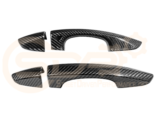 2015-2023 FORD MUSTANG S550 | CARBON FIBER OUTER DOOR HANDLE COVER SET PAIR