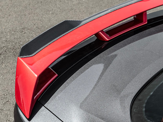 2024-Up Ford Mustang S650 | CARBON FIBER GT Performance Wing Rear Gurney Flap Spoiler *ADD-ON*