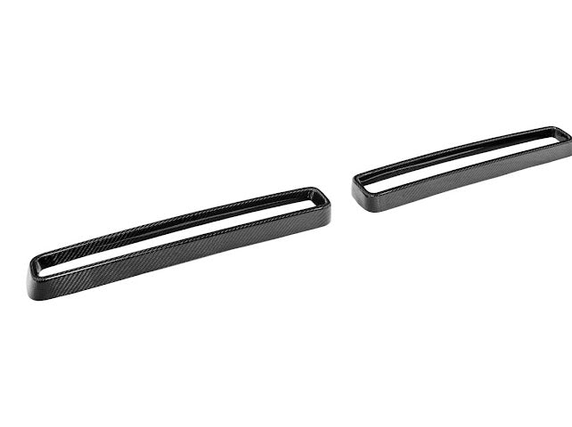 2015-2023 DODGE CHALLENGER | FACTORY STYLE CARBON FIBER HEADLIGHT TRIM COVER W/ FRONT GRILLE INSERT