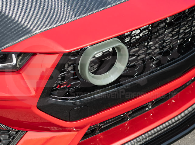 2024-UP FORD MUSTANG ECOBOOST & GT | GTV STYLE FRONT UPPER GRILLE LED AIR INTAKES