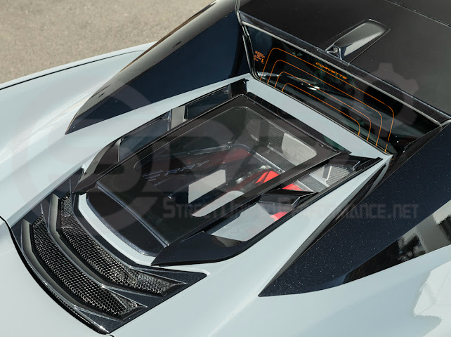 2020-UP CORVETTE C8 CONVERTIBLE | REAR HATCH UPPER HTC TONNEAU WINDOW INSERTS