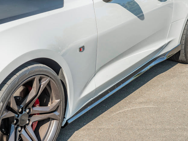 2016+ 6TH GEN CAMARO 1LE FACELIFT SIDE SKIRTS ROCKER PANELS GROUND EFFECTS
