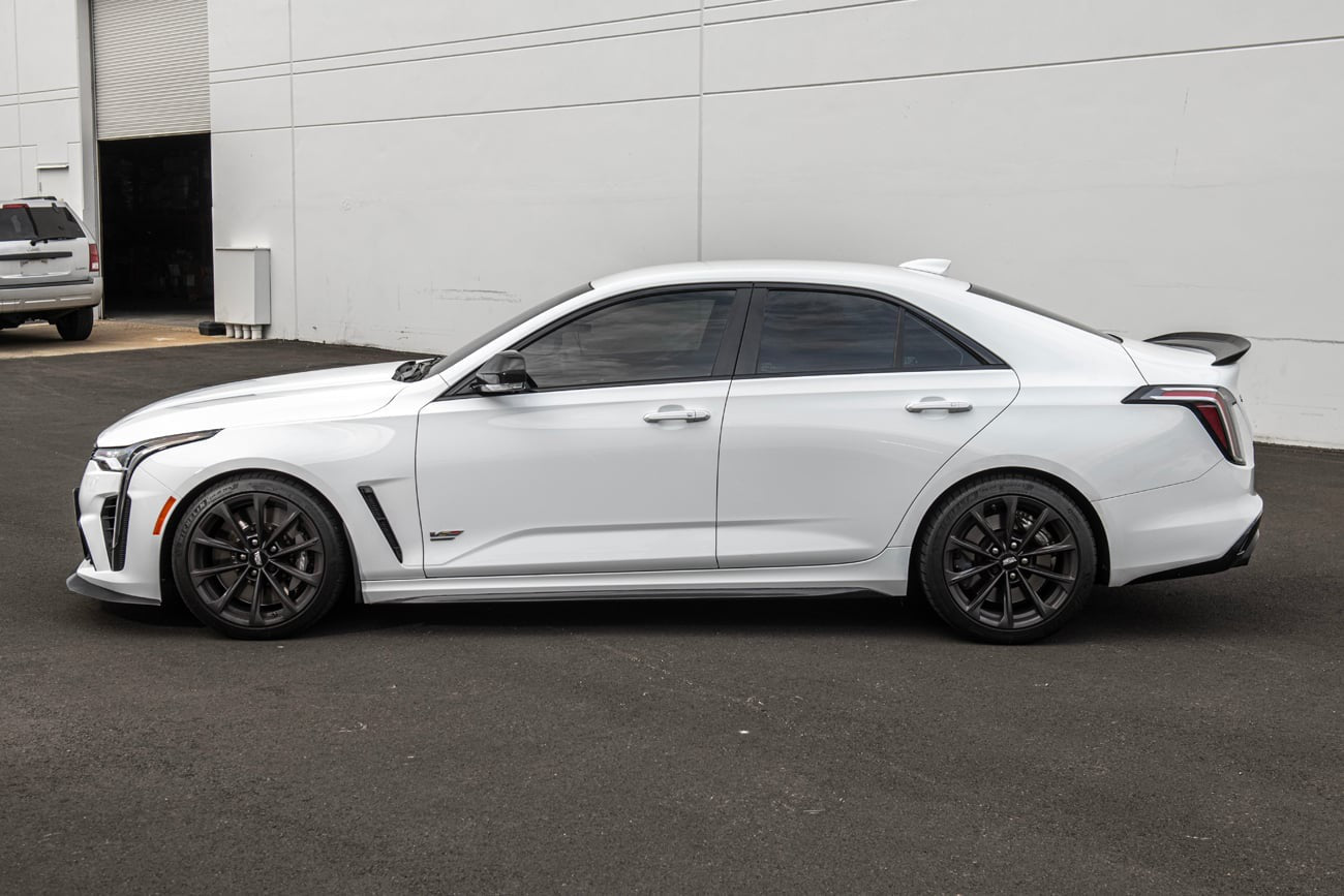 2020+ Cadillac CT4 / CT4-V / CT4-V Blackwing | Carbon Fiber Side Skirts Rocker Panels Ground Effects