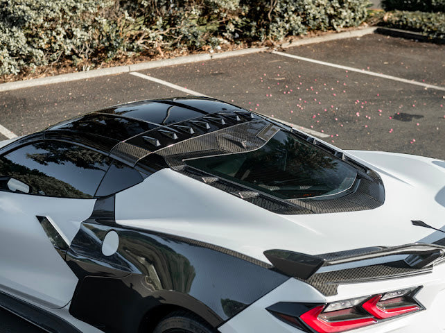 2020-UP CORVETTE C8 WINDSHIELD UPPER MOLDING TRIM SURROUNDING