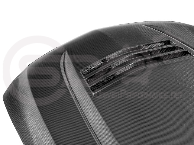 2020-Up Cadillac CT5 / CT5-V / CT5-V Blackwing | “CTS-V, V3” Style CARBON FIBER Front Vented Hood