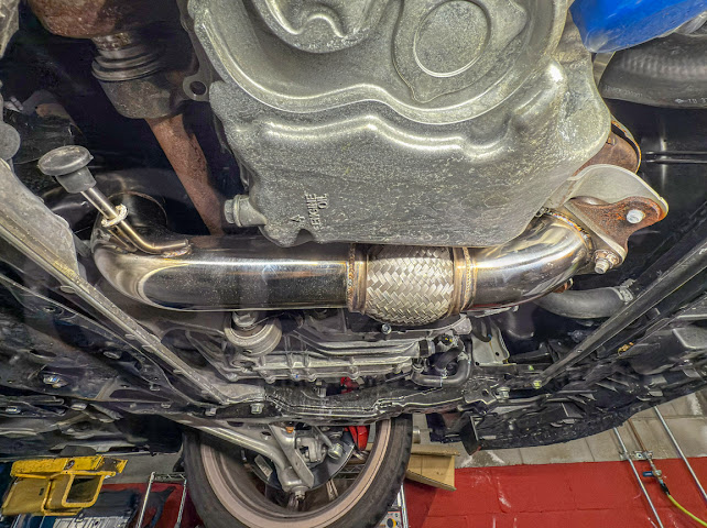 2023+ HONDA CIVIC FL5 TYPE R 2.0T & 2022+ ACURA INTEGRA TYPE S 2.0T EXHAUST FRONT PIPE