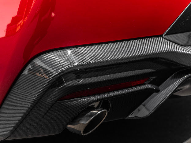 2024-Up Ford Mustang S650 | GT Style CARBON FIBER Rear Bumper Diffuser