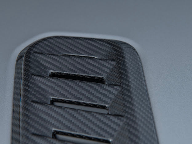 2023-UP TOYOTA GR COROLLA |FACTORY STYLE CARBON FIBER FRONT BULGE HOOD VENTS REPLACEMENT