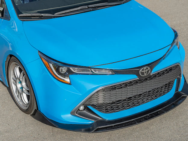 2019-UP TOYOTA COROLLA HATCHBACK | JDM PERFORMANCE PACKAGE FRONT SPLITTER LIP GROUND EFFECTS
