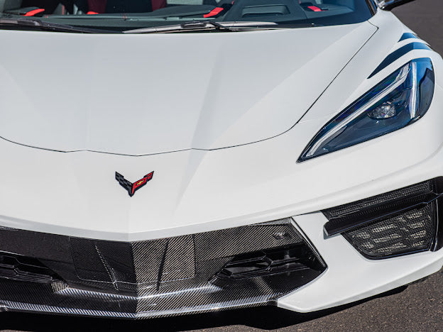 2020+ CHEVROLET CORVETTE C8 STINGRAY & Z51 | CARBON FIBER FASCIA PANEL GRILLE REPLACEMENT