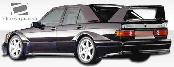 1984-1993 Mercedes 190 W201 Duraflex Evo 2 Wide Body Fender Flares - 6 Piece