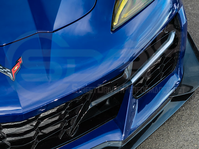 2023+ CHEVROLET CORVETTE C8 Z06 | SEQUENTIAL LED DRL LIGHT BAR BEZEL INSERT