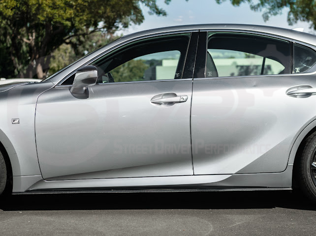 2021-UP LEXUS IS300, IS350, IS500 | JDM NOVEL STYLE SIDE SKIRTS ROCKER PANEL EXTENSIONS  GROUND EFFECTS