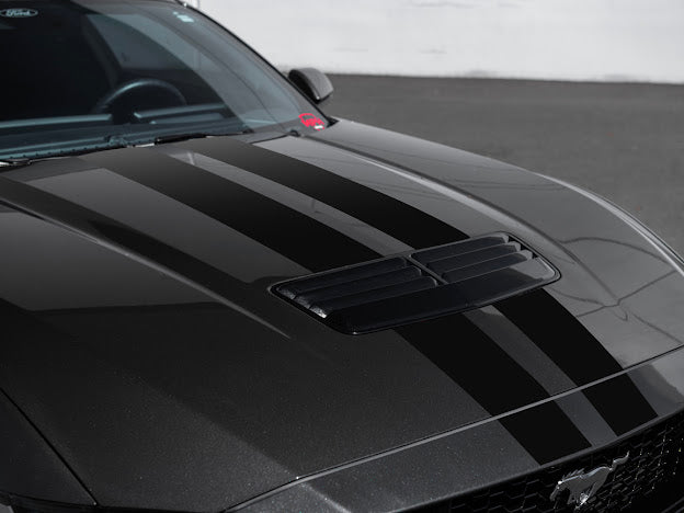 2024-UP FORD MUSTANG S650 | HOOD BODY STRIPE 3M DECALS