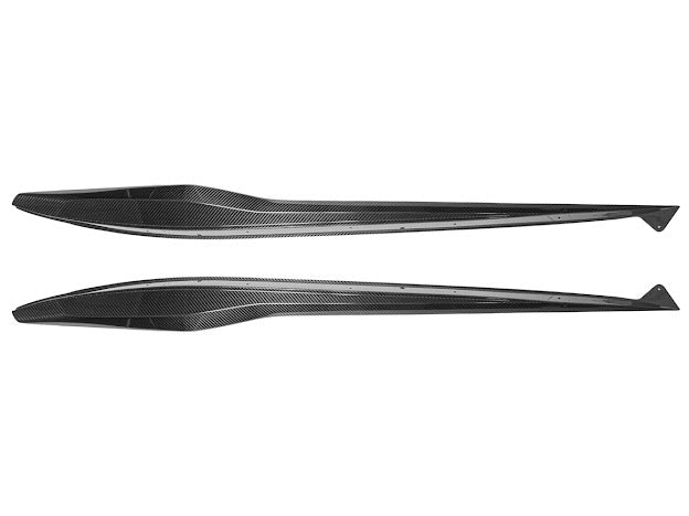 2020-UP CHEVROLET CORVETTE C8 Z06 |CARBON FIBER SIDE SKIRTS ROCKER PANELS GROUND EFFECTS