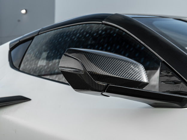 2020+ CORVETTE C8 CARBON FIBER REPLACEMENT MIRROR COVERS PAIR