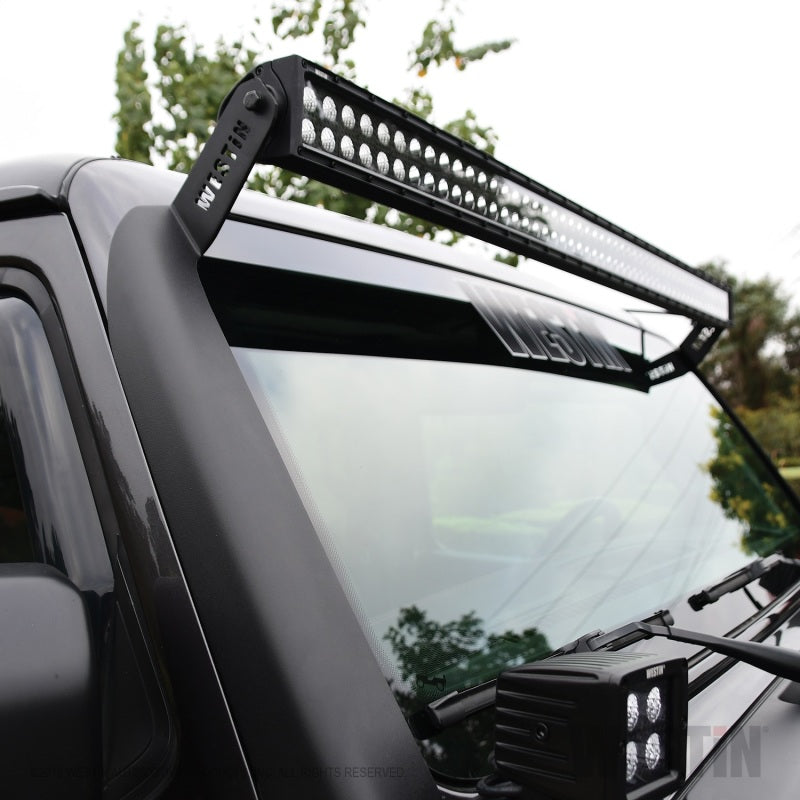 Westin 18-19 Jeep Wrangler Pillar LED Light Mount - Textured Black