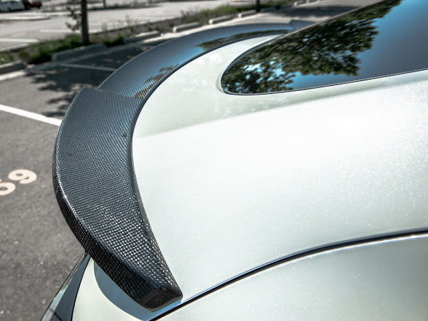 2020-UP TESLA MODEL Y CARBON FIBER REAR TRUNK LID SPOILER WING