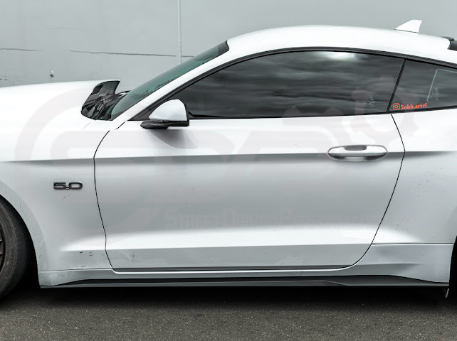 2015-2023 FORD MUSTANG S550 | SIDE SKIRTS EXTENSION ROCKER PANELS GROUND EFFECTS