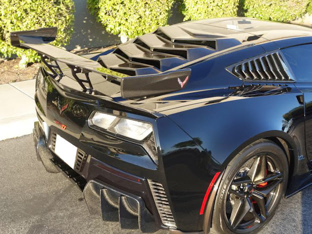 *BLEMISHED-DISCOUNTED* 2019 CHEVROLET CORVETTE C7 ZR1 CARBON FIBER REAR LID BASE SPOILER / WING