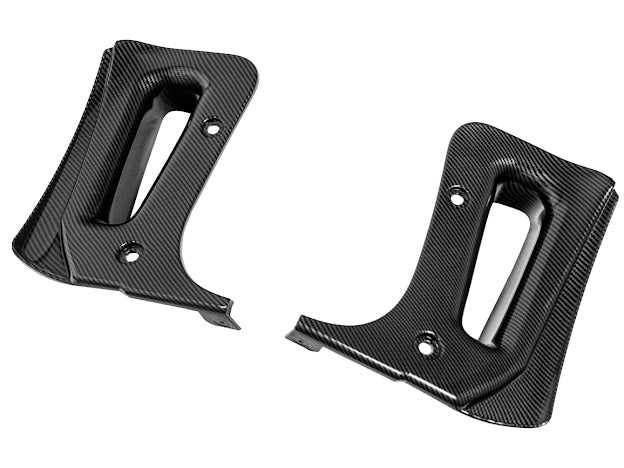 2023-Up Corvette C8 Z06 & E-RAY | Extended Hydro-Dipped Carbon Fiber Front & Rear Mud Flap Splash Guards