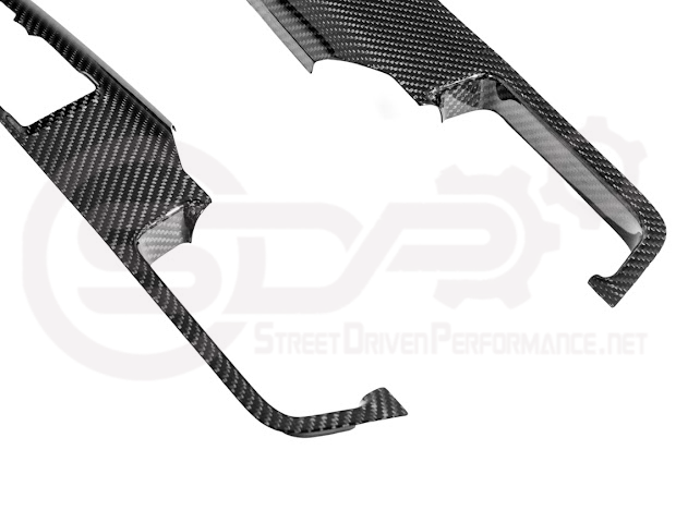 2015-2023 FORD MUSTANG S550 | CARBON FIBER SIDE DOOR GLASS LIFTING PANEL COVER TRIM