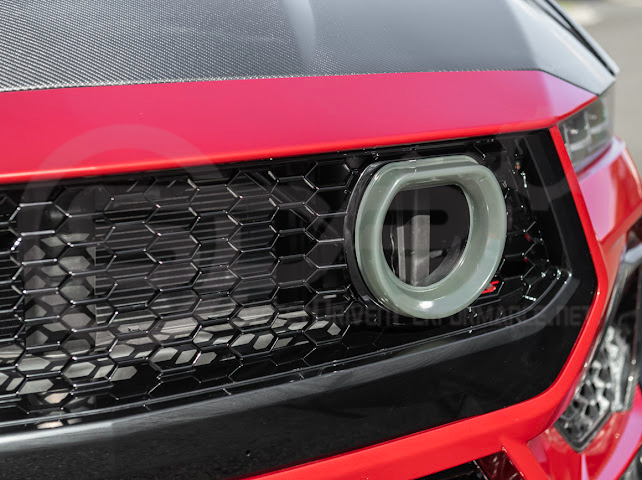 2024-UP FORD MUSTANG ECOBOOST & GT | GTV STYLE FRONT UPPER GRILLE LED AIR INTAKES