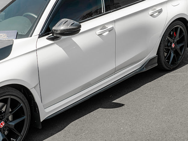 2022-UP HONDA CIVIC TYPE R | JDM STYLE CARBON FIBER SIDE SKIRTS ROCKER PANELS GROUND EFFECTS